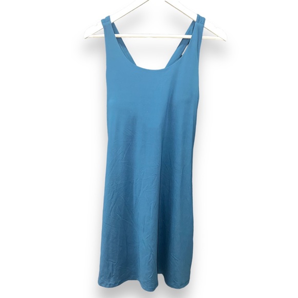 NEW Kyodan Outdoor Blue Active Workout Dress Size XL Criss Cross Strappy Back - Picture 1 of 8